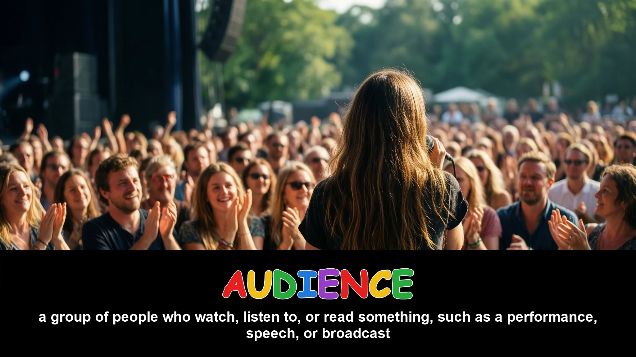 English Illustration for audience